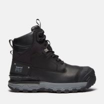 Timberland PRO Men's 6" Boondock Ultralight Composite Toe Waterproof Puncture Resistant CSA Work Boot Black/Grey - TB0A63GKEDX