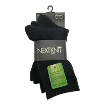 NEXTKNIT Men's Dress Socks Black (3 pair package) - NK1195BP-BLACK