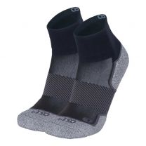 OS1st Unisex Active Comfort Quarter Crew Socks Black - OS1-10044B