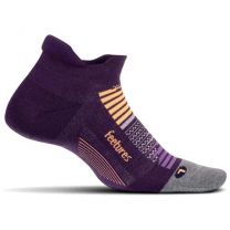 Feetures Unisex Elite Max Cushion No Show Tab Socks Pulsar Purple - EC50239