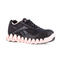 Reebok Work Women's Zig Pulse Composite Toe Work Athletic Work Shoe Black/Pink - RB321