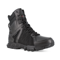 Reebok Work Men's 8" Trailgrip Tactical Soft Toe Waterproof Insulated Work Boot with Side Zipper Black - RB3455