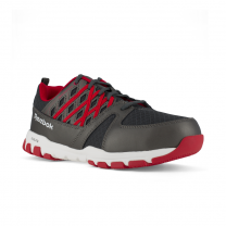 Reebok Work Men's Sublite Steel Toe EH Athletic Work Shoe Black/Red - RB4005