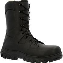 ROCKY Women's 8" Code Red Rescue NFPA Rated Waterproof HR EH SR PR Composite Toe Fire Boot Black - RKD0091