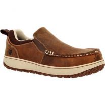 ROCKY WORK Men's Dry-Strike SRX Composite Toe ESD Work Shoe Brown - RKK0464