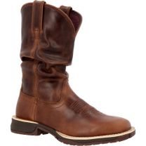 ROCKY WORK Women's 11" Rosemary Soft Toe Western Work Boot Brown - RKW0402