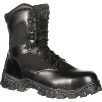 Rocky Men's 8" Alpha Force Waterproof 400G Insulated Public Service Boot Black - RKYD011