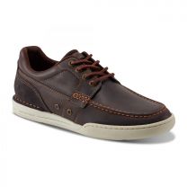 Rockport Men's Wentworth Round Toe Dark Brown Casual Boat Shoe - M-Wentworth-DBR01