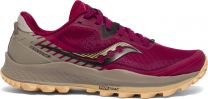 Saucony Women's Peregrine 11 Trail Running Shoe Cherry/Gravel - S10641-45