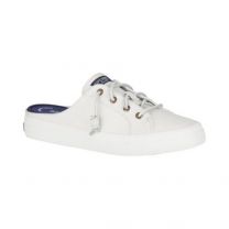 Sperry Women's Crest Vibe Mule Sneaker White Canvas - STS84169