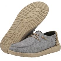 HEY DUDE Shoes Women's Wendy Chambray Forest River Light Grey - 121418368