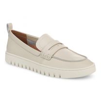 Vionic Women's Uptown Loafer Cream Leather - I6609L2100