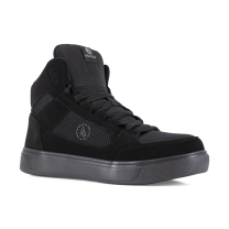 VOLCOM WORKWEAR Women's Evolve Skate Inspired Composite Toe EH High Top Work Shoe Triple Black - VM30244F