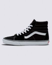 VANS Unisex Skate Sk8-Hi Shoe Black/Black/White - VN000D5IB8C