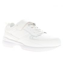 Propet Women's LifeWalker Flex Walking Shoe White Leather - WAA073LWHT