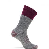 WOLVERINE Women's Marl Wool All Season Boot Sock Maroon (2 pairs) - W97214970-620