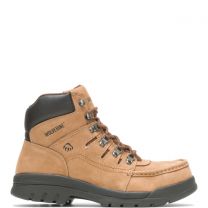 WOLVERINE Men's Potomac English Moc Toe Steel Toe Work Boot Brown - W04349