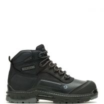 WOLVERINE Men's 6" Overpass CarbonMAX® Composite Toe Work Boot Black/Grey - W080167