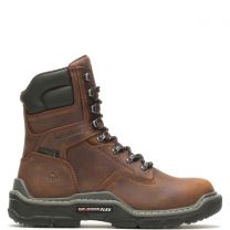 WOLVERINE Men's Raider DuraShocks® 8" Waterproof CarbonMax® Composite Toe work Boot Peanut - W211162