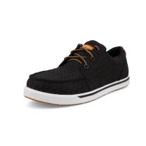 Twisted X Women's Work Kicks Nano Composite Toe Work Shoe Charcoal/Metallic Suede - WCAN001