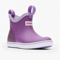 XTRATUF Big Kids’ TUFS  Ankle Deck Boot Purple - XKAB500Y