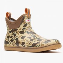 Xtratuf Men's 6" Soft Toe Ankle Deck Boot Basic Duck Camo/Indian Tan/Bison - XMABDCAM