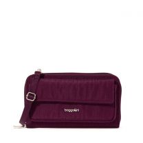 Baggallini RFID Phone Wallet Crossbody Mulberry - XPW935-B1079