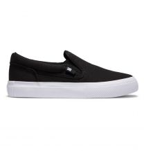 DC Shoes Unisex Kids' Manual Slip-On Black/White - ADBS300369-BKW