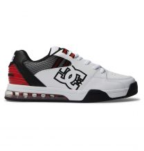 DC Shoes Men's Versatile Skate Shoes White/Black/Red - ADYS200075-XWKR