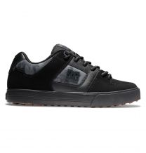 DC Shoes Men's Pure Winterized Skate Shoes Black/Camo Print - ADYS300151-0CP