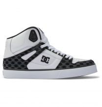 DC Shoes Men's Pure High-Top Shoes Black/White Monogram  - ADYS400043-BWG