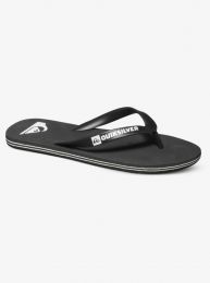 Quiksilver Men's Molokai Flip Flop Sandals Black/Black/White - AQYL100601-XKKW