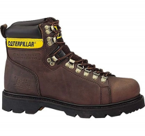 CATERPILLAR WORK Men's 6" Alaska Steel Toe Work Boot Dark Tan  - P89360