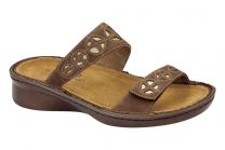 Naot Women's Cornet Sandal Saddle Brown/Glass Gold - 35115-S6P
