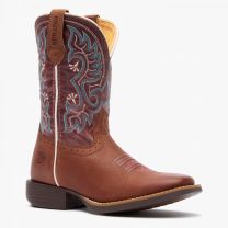 Durango Shyloh Unisex Kids' Western Boot Rusty Brown/Dusty Rose - DBT0254C