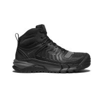 KEEN Utility Men's Kansas City Mid Carbon Fiber Toe Work Boots Black/Gun Metal - 1025617
