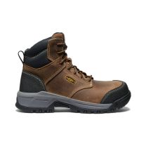 KEEN UTILITY Women's 6" Evanston ESD Carbon Fiber Toe Work Boot Bison/Black - 1029391