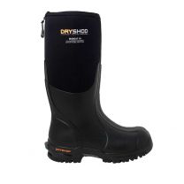 Dryshod Men's Mudcat High Soft Toe Work Boot Black/Orange  - MDC-MH-BK