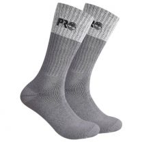 Timberland PRO Men's Colorblock Full Cushion Boot Socks Grey (2 pairs) - 43TB302341TD-065
