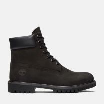 Timberland Men's 6" Premium Waterproof Boot Black Nubuck - TB010073001