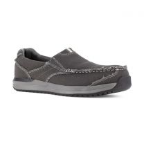Rockport Works Men's Langdon Composite Toe Casual Slip-on Work Shoe Charcoal - RK2150