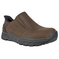 HOSS Men's McKee Soft Toe Slip-On EH Slip Resistant Work Shoe Brown - 50240