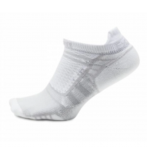 Thorlo Unisex Experia PROLITE Ultra-Light Cushion No Show Tab Socks White - XPTU-004