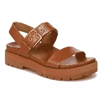 Vionic Women's Torrance Platform Sandal Tan Leather - I8697L4201