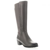 Propet Women's Talise Tall Boot Grey Leather - WFX105LGRY