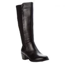 Propet Women's Talise Tall Boot Black Leather - WFX105LBLK