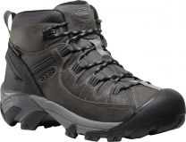 KEEN Men's Targhee II Mid Height Waterproof Wide Hiking Shoe Steel Grey/Black - 1031364