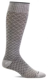 Sockwell Women's Featherweight Fancy Moderate Graduated Compression Socks Natural - SW100W-015