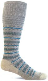 Sockwell Women's Mini Fairisle Moderate Graduated Compression Socks Barley - SW166W-040