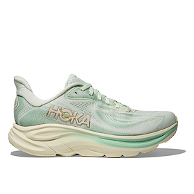 HOKA Women's Clifton 10 Running Shoes Sea Glass/Jadeite - 1162031-SJD